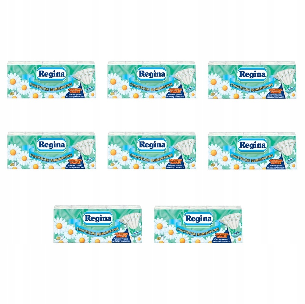 

Regina Chusteczki Higieniczne Rumiankowe 80 paczek