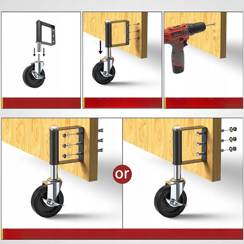 PROFESJONALNE KOŁO DO BRAMY OGRODOWYCH ŁOŻYSKA SPRĘŻYNA 4" Z HAMULCEM Rodzaj bramy Przesuwna