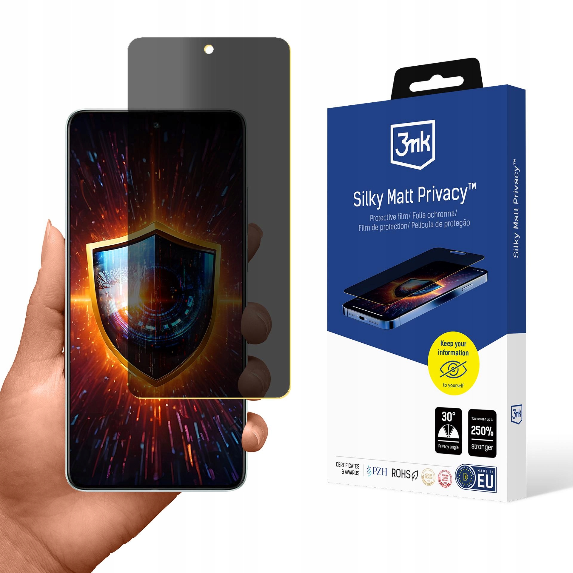 Folia ochronna prywatyzująca matowa 3mk Silky Matt Privacy na OnePlus Ce