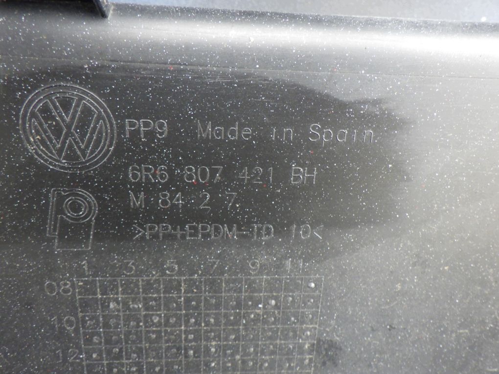 VW POLO V 5 6R 09- bumper rear rear part