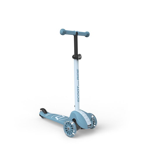 Scootandride Hulajnoga z systemem sterowania, kółka Led, składana 3+ Steel