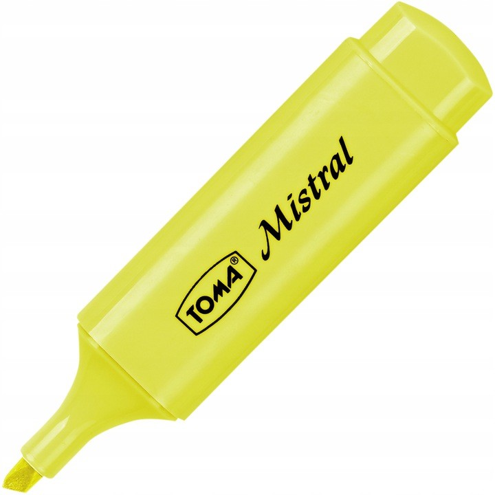 Zakreślacz pastelowy ŻÓŁTY TO-334 TOMA MISTRAL