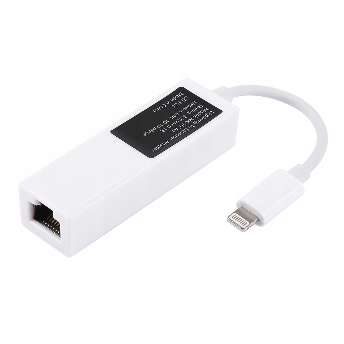 ADAPTER LIGHTNING ETHERNET LAN RJ45 NK107A1 Kod producenta adapter Lightning/Ethernet