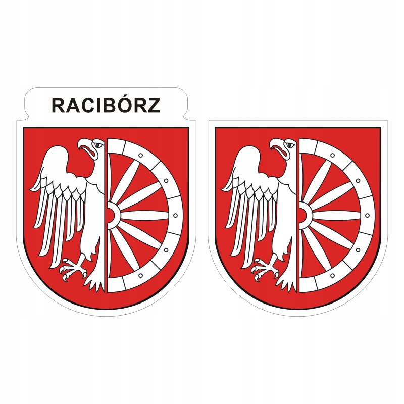 Наклейки герб Racibórz