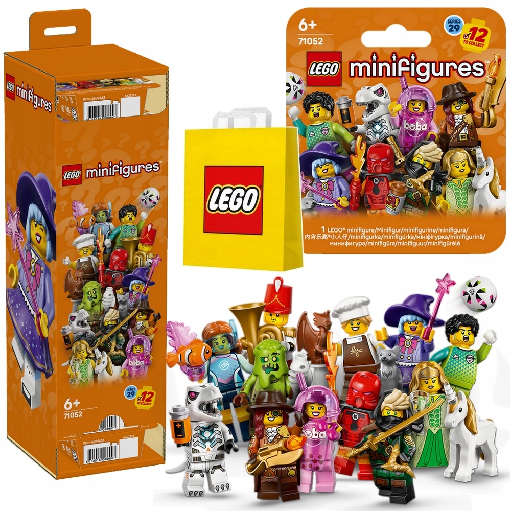 Lego Minifigures 71052 Komplet 12 sztuk figurki Seria 29 Tuba Torba