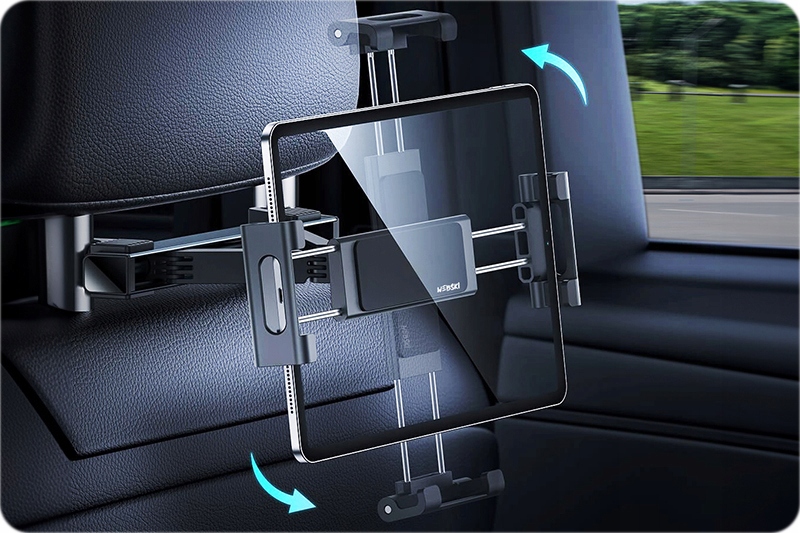 UCHWYT SAMOCHODOWY NA ZAGŁÓWEK ROZPOROWY REGULOWANY NA TABLET TELEFON Producent Webski