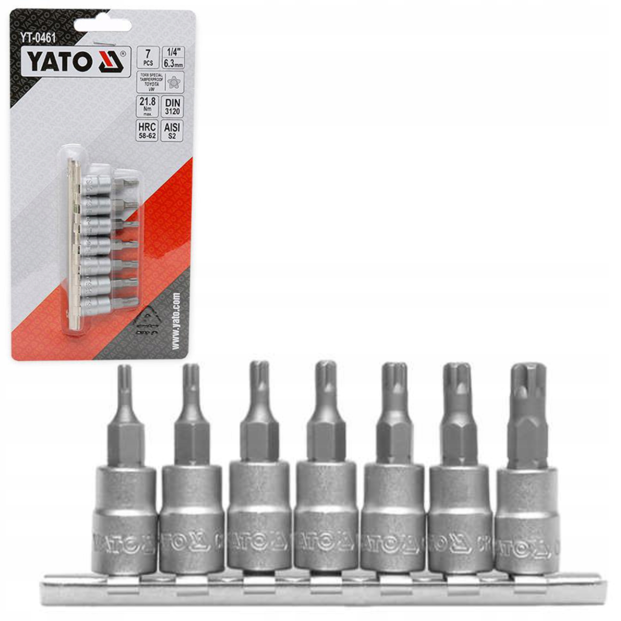 

Yato Zestaw Nasadek Kluczy Torx Ts Toyota YT-0461