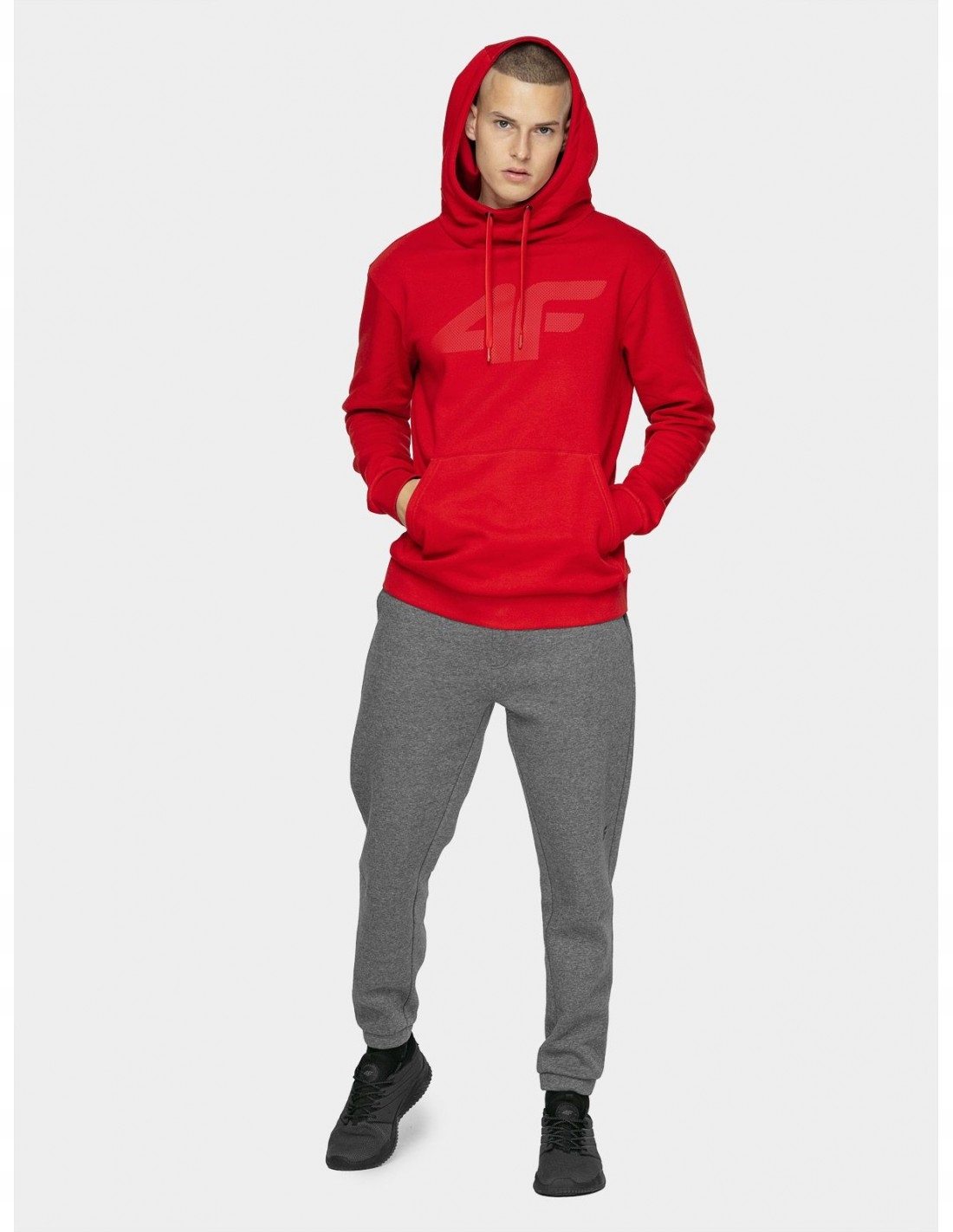 BLUZA MĘSKA 4F SPORTOWA Z KAPTUREM DRESOWA XL Płeć mężczyzna