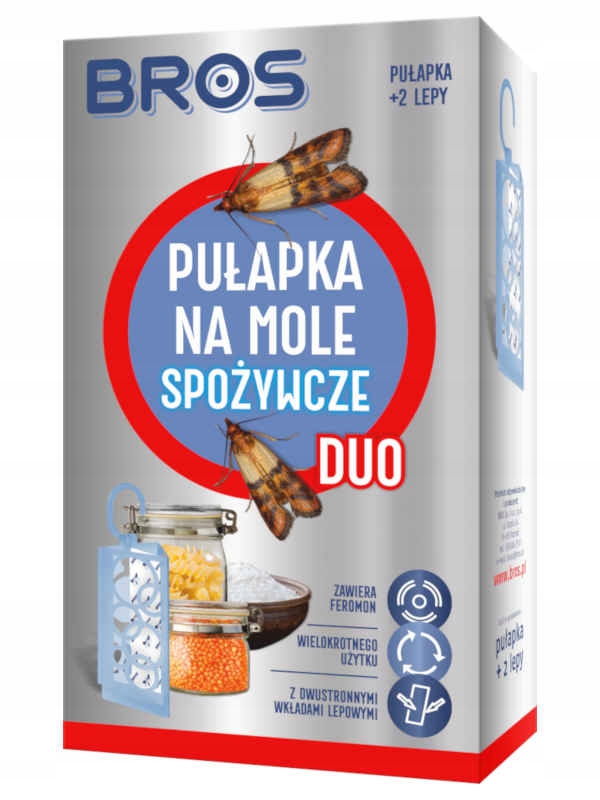 

Bros Pułapka na mole spożywcze Duo 2 wkłady