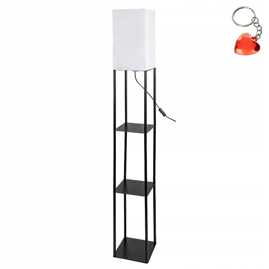 Stojaca lampa s policami Bronn 74191 Rabalux