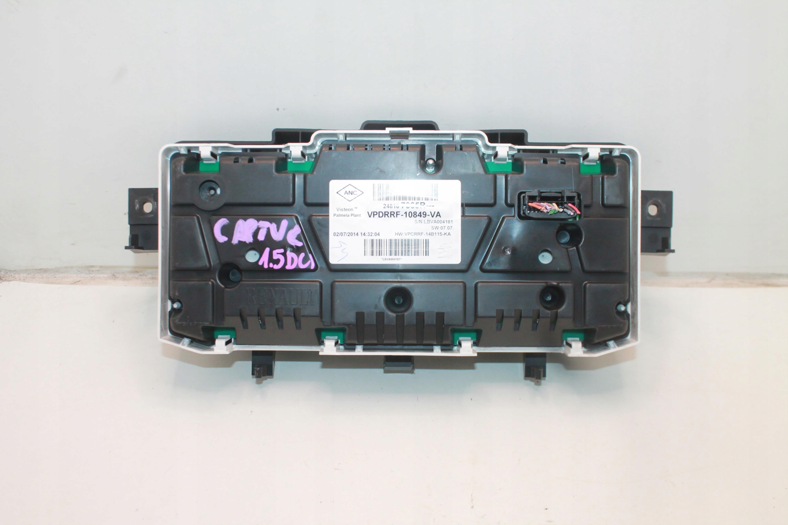 dials dials 248107065R RENAULT CAPTUR 1.5 DCI 13-19 UK