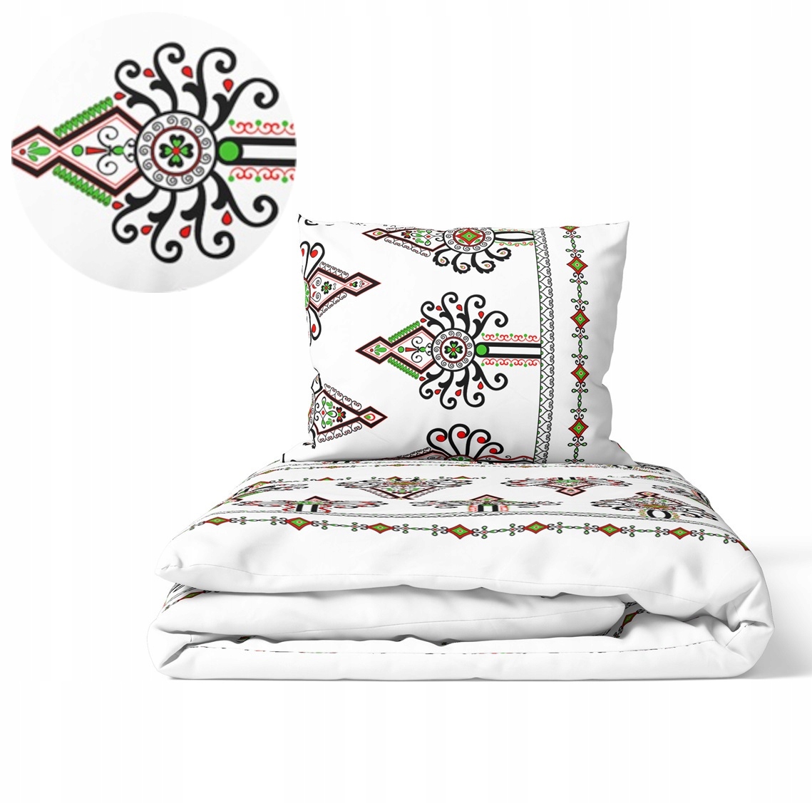 Sada Povlečení 160x200 2x70x80, 100% Bavlna, 140 g/m2, vzor: Pařeniště