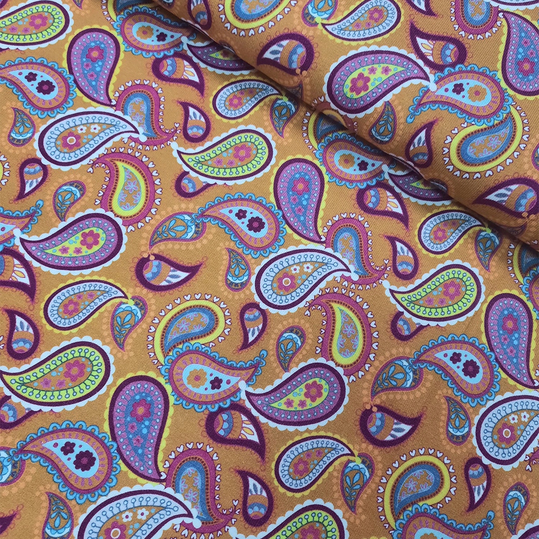 Jersey drukowany boho