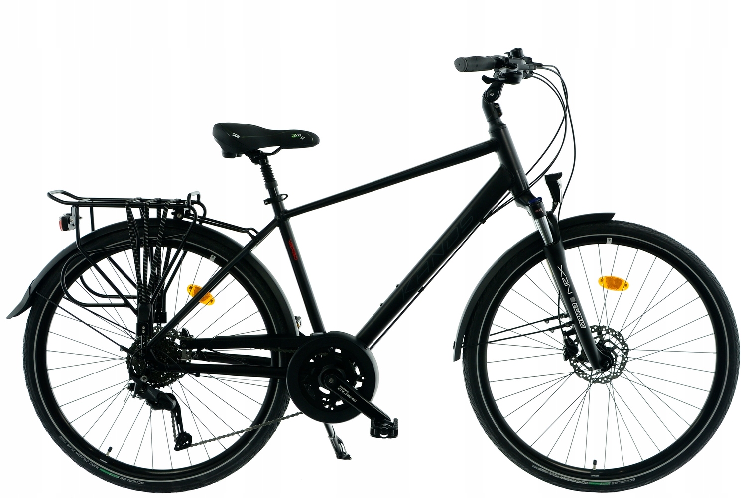 Rower Trekkingowy 28 Kands Verso V2 czarny mat R21 184-200 cm Shimano Cues