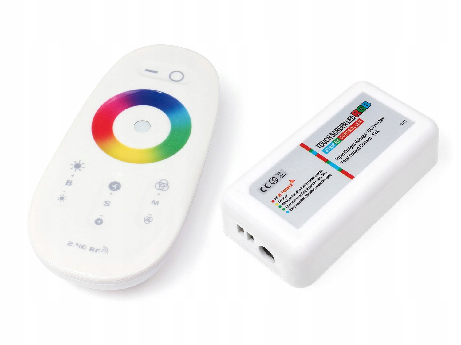 ZESTAW TAŚMA LED RGB 10M PILOT STEROWNIK ZASILACZ Długość 10 m