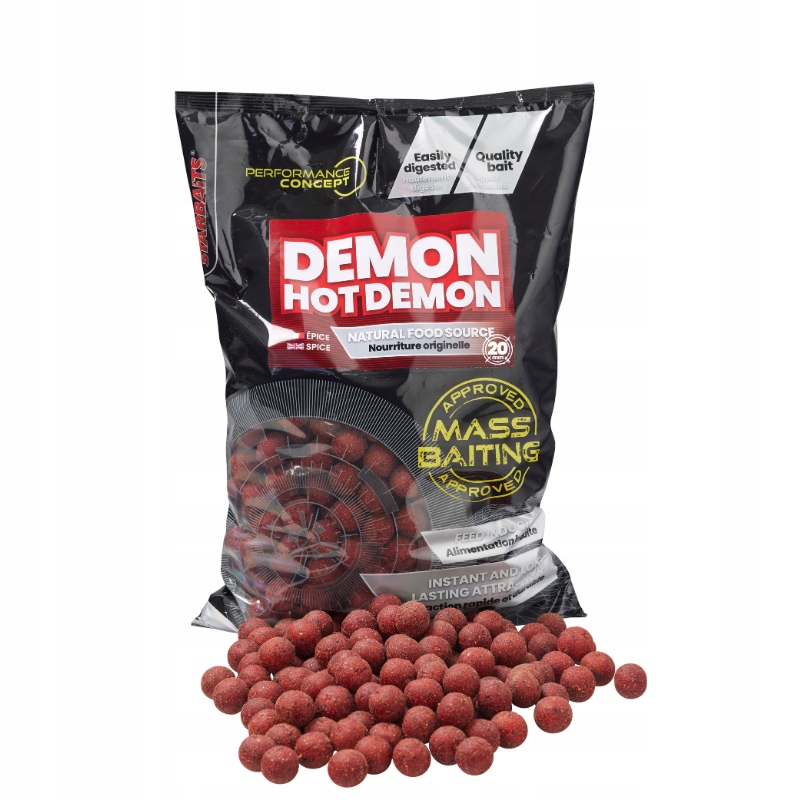 Starbaits Kulki zanętowe Hot Demon Mass Baiting 20mm 3kg