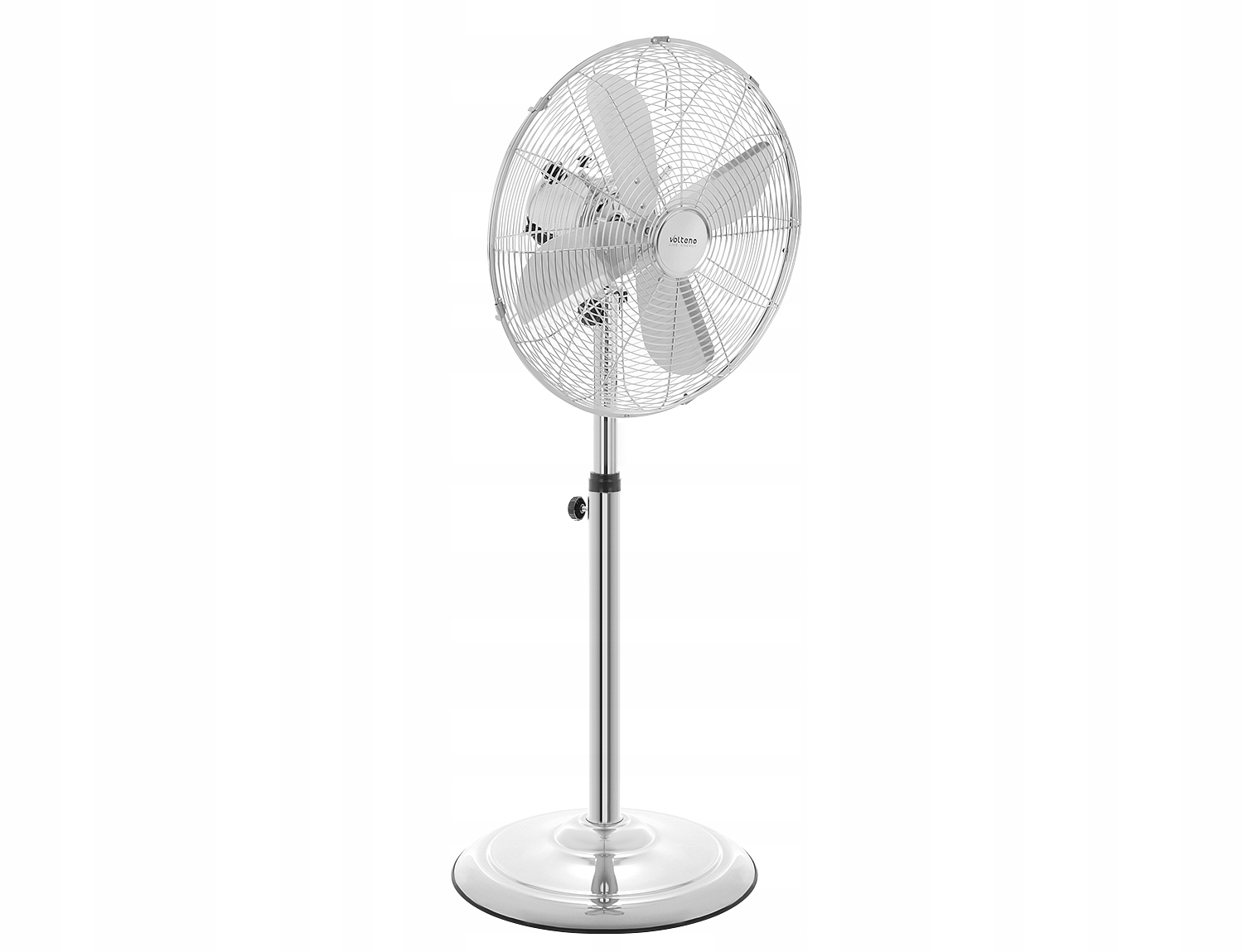 WENTYLATOR WIATRAK PODŁOGOWY STOJĄCY CHROM Marka Volteno