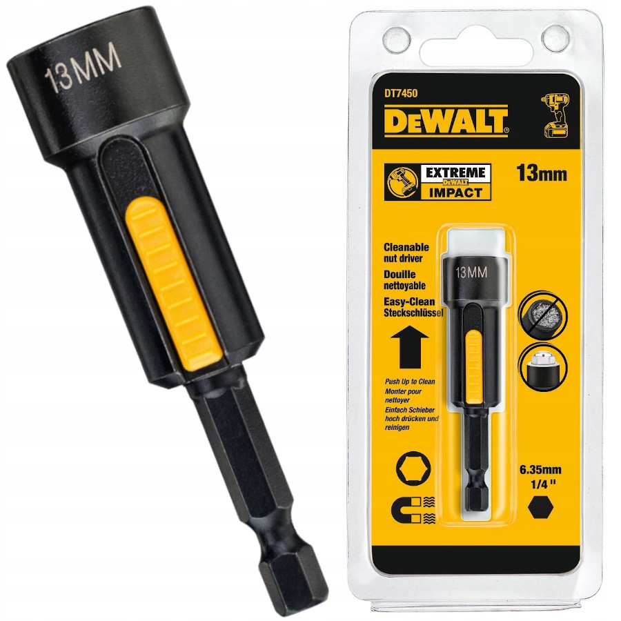 DEWALT Nasadka udarowa samoczyszcząca 13mm DT7450