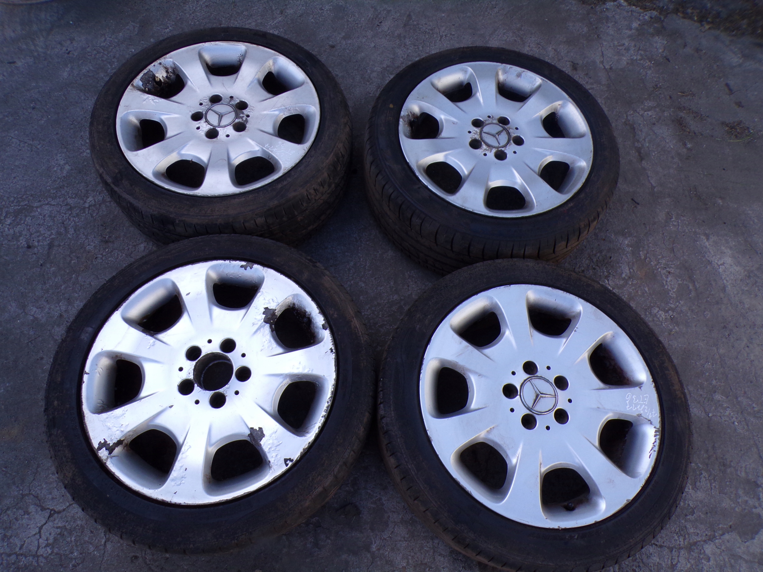 ДИСКИ АЛЮМІНІЄВЕ 17'' MERCEDES W203 W209 КЛК W211