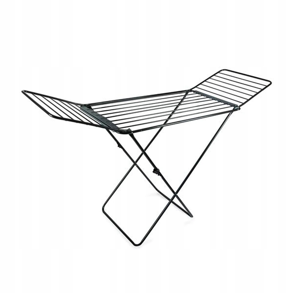 Levně Rozkládací sušák na prádlo Toro 20m černý