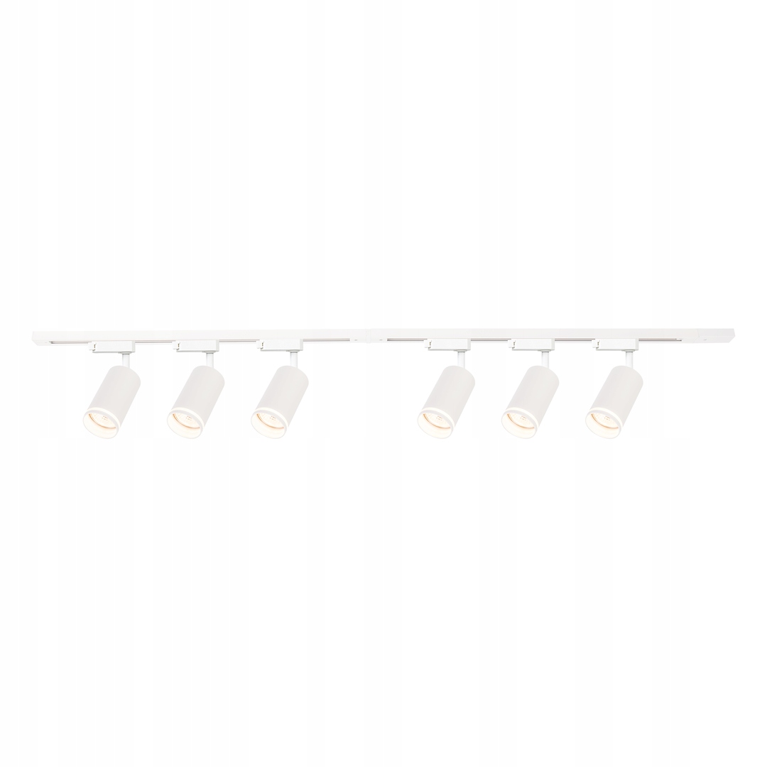Sada svietidiel Pipe Ring Track Biela 6xGU10 2 m