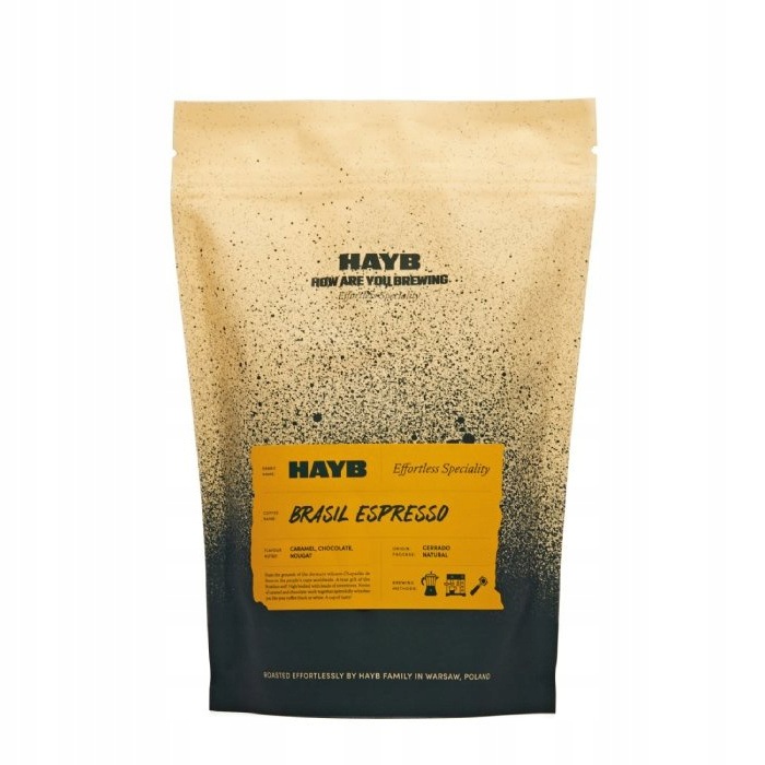 Káva zrnková Hayb Brasil Espresso Brazílie Cerrado 1 kg
