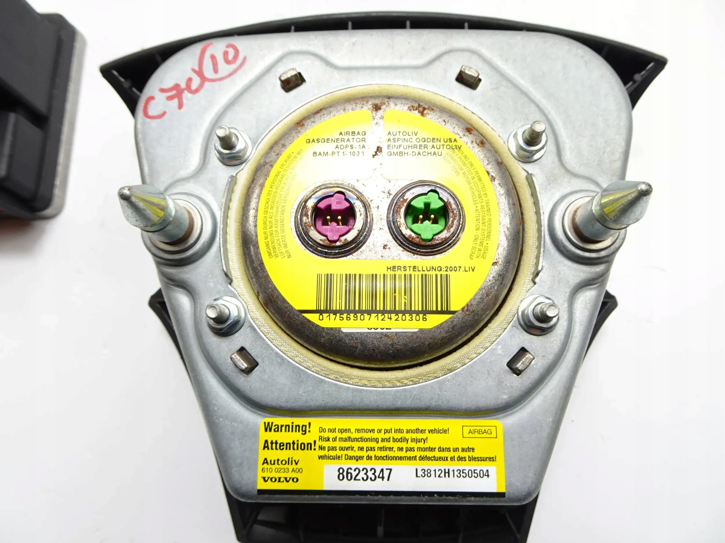 подушка водители ремни комплект. volvo C70 II