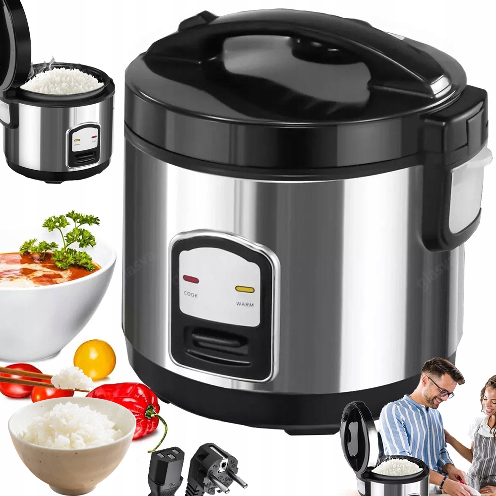 Elektrický Rýžovar 2 L, Automatické Vypnutí, Snadné Ovládání, 400 W