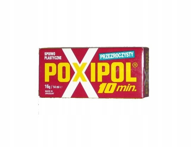 

Klej epoksydowy Poxipol 10min 21g/14ml bezbarwny