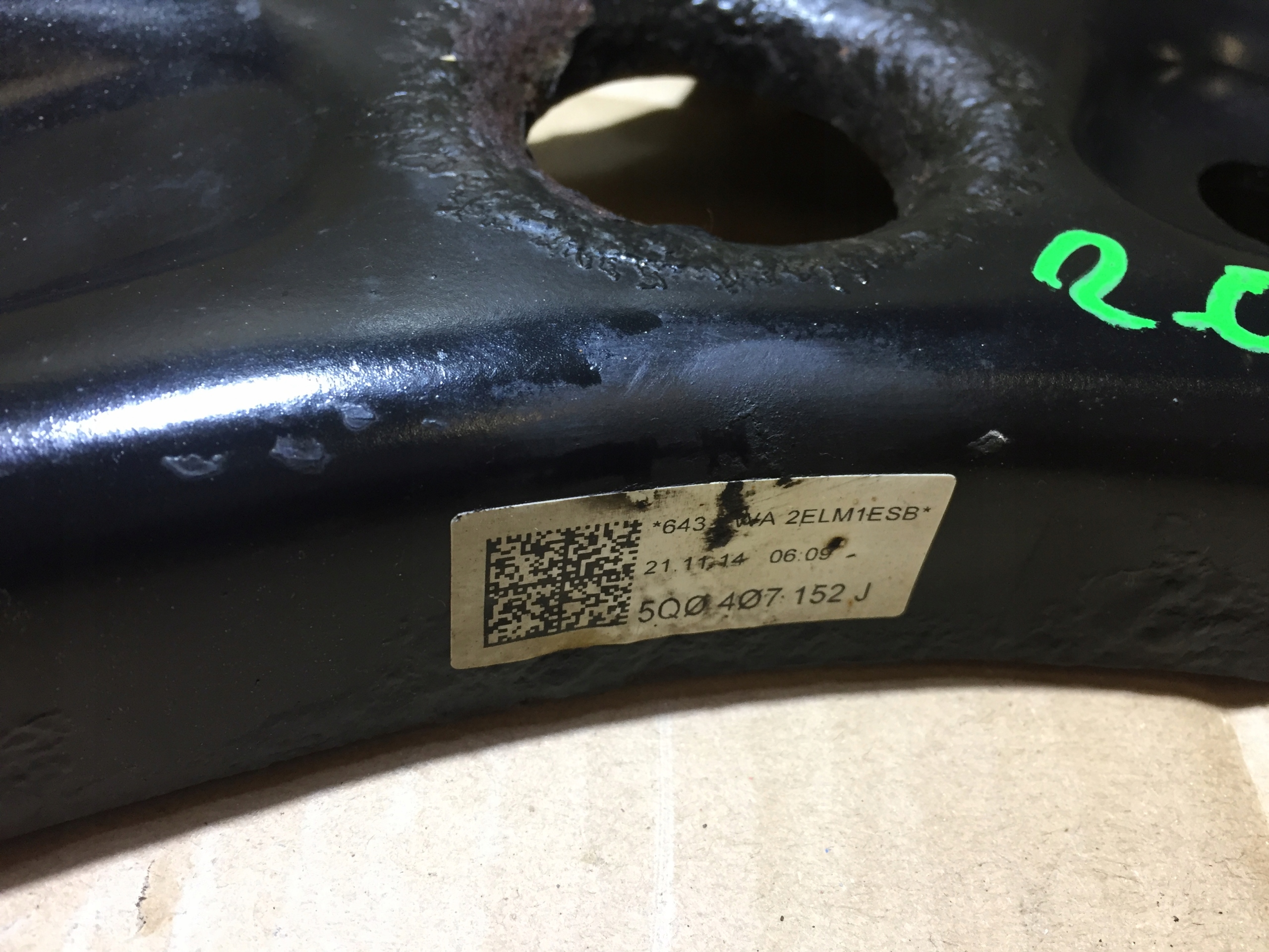 AUDI A3 8V arm front right front 5Q0407152J