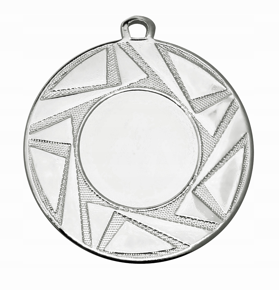 MDX112-S-zestaw 10szt Medal stalowy Ogólny insert 25mm, kolor srebrny, śr