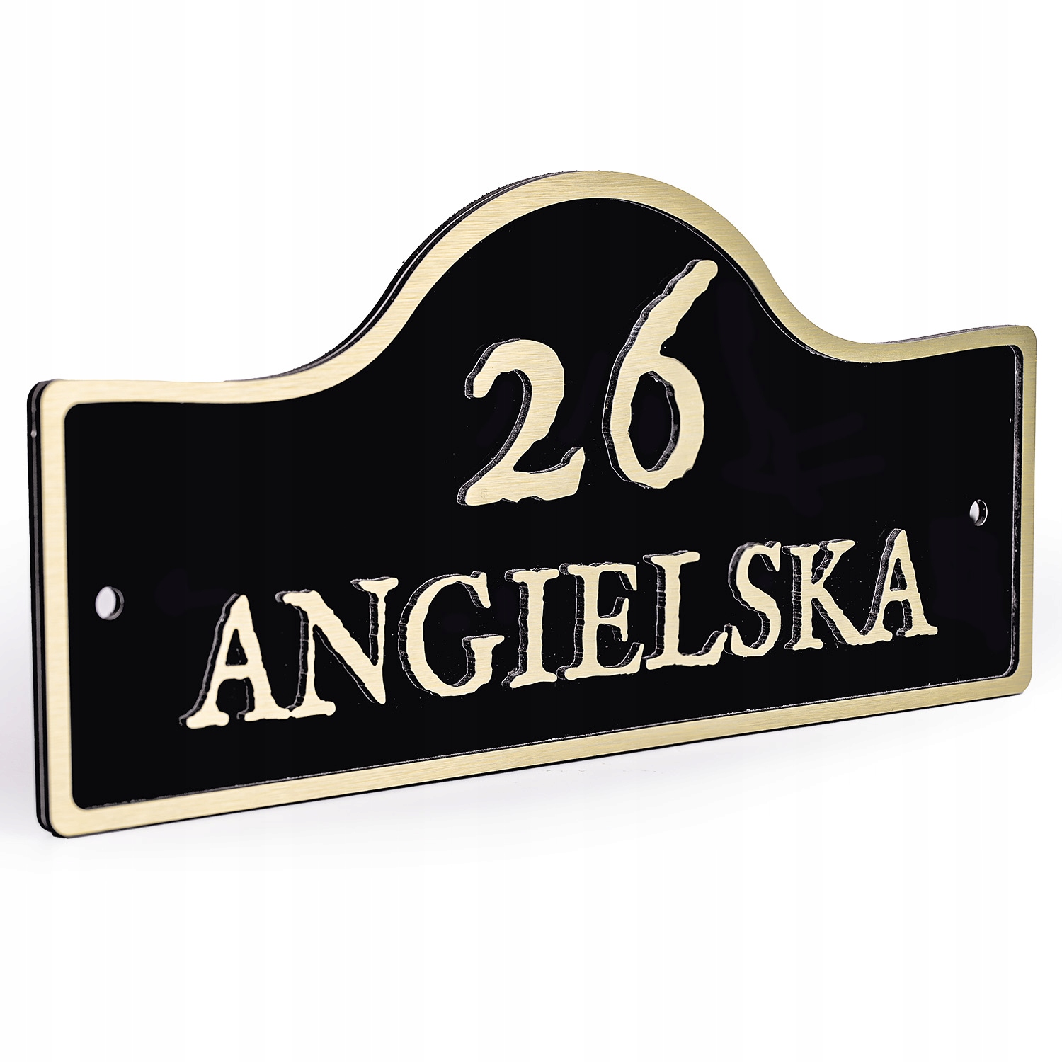 

Tabliczka Adresowa Numer Domu Aluminium 32x14cm