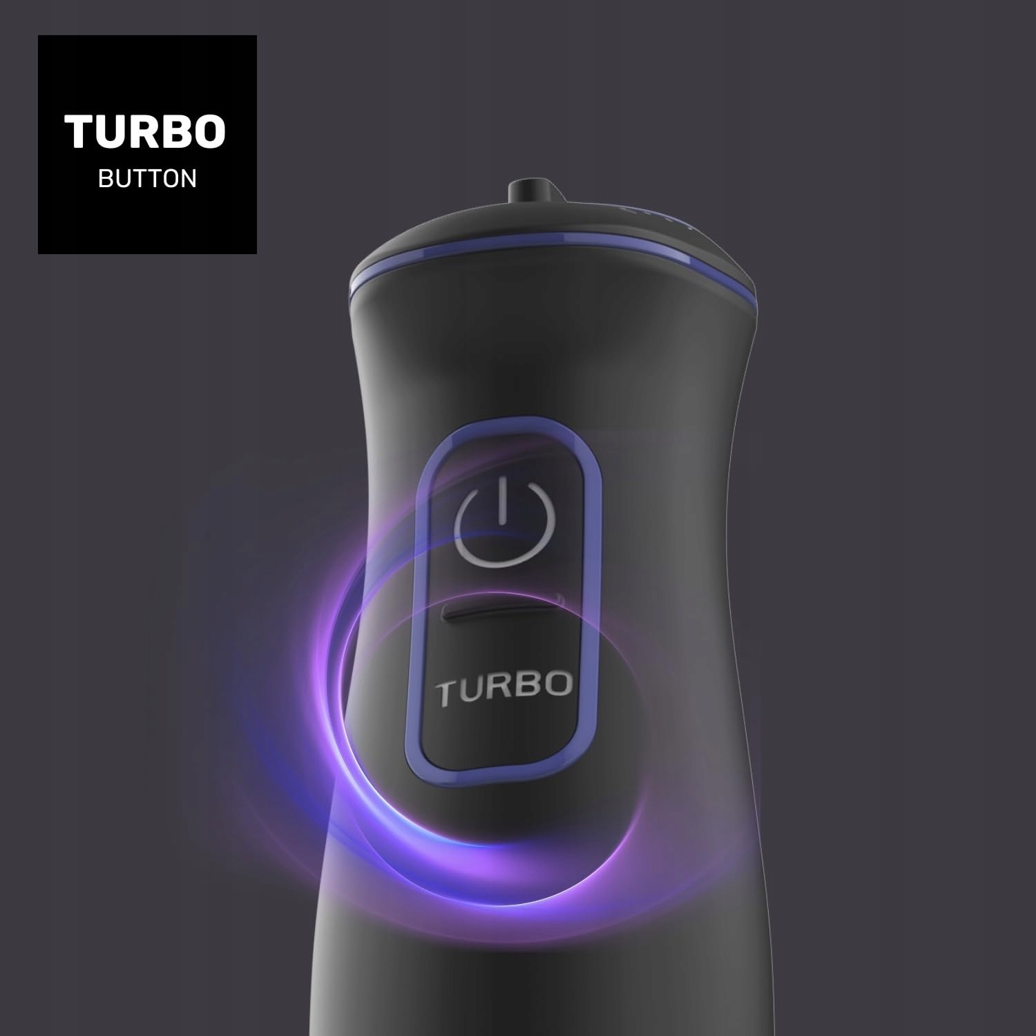 TAURUS Blender Ręczny 1000W 20 Prędkości Turbo Ostrza Stal Nierdzewna — miniatura 2