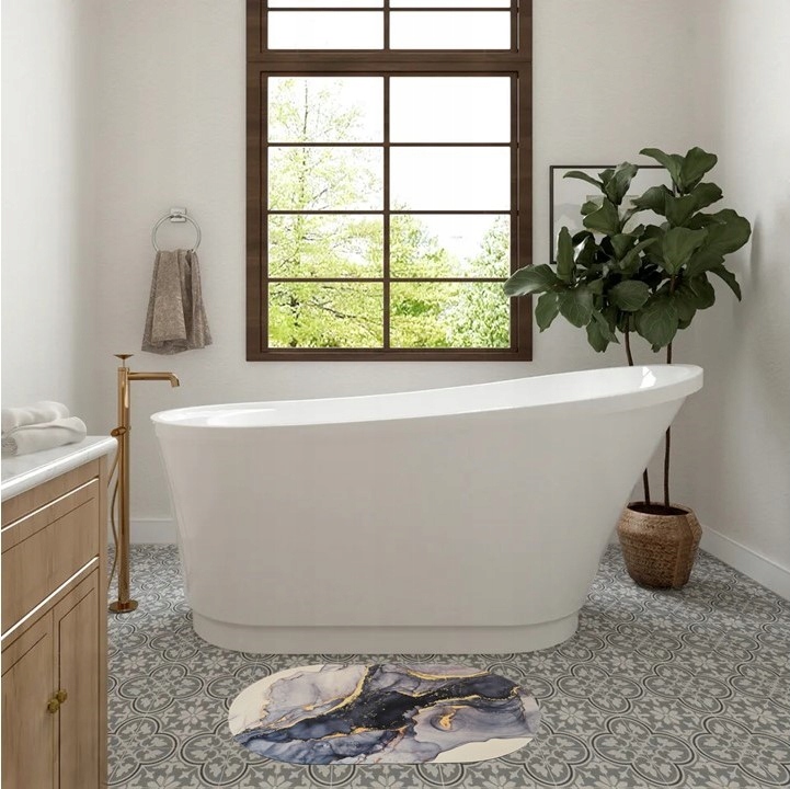 MATA ŁAZIENKOWA SZYBKOSCHNĄCA CHŁONNA DYWANIK ANTYPOŚLIZGOWY 45X75 Długość 75 cm