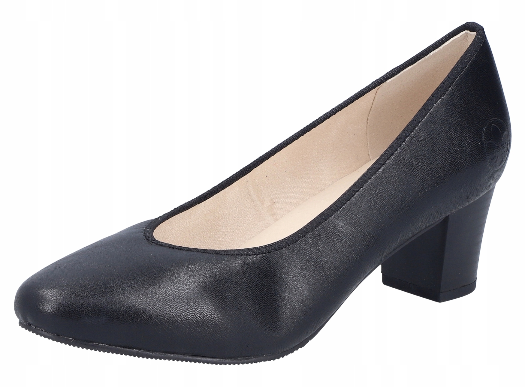 Rieker 44650-01 vel.37 černé polobotky dámské