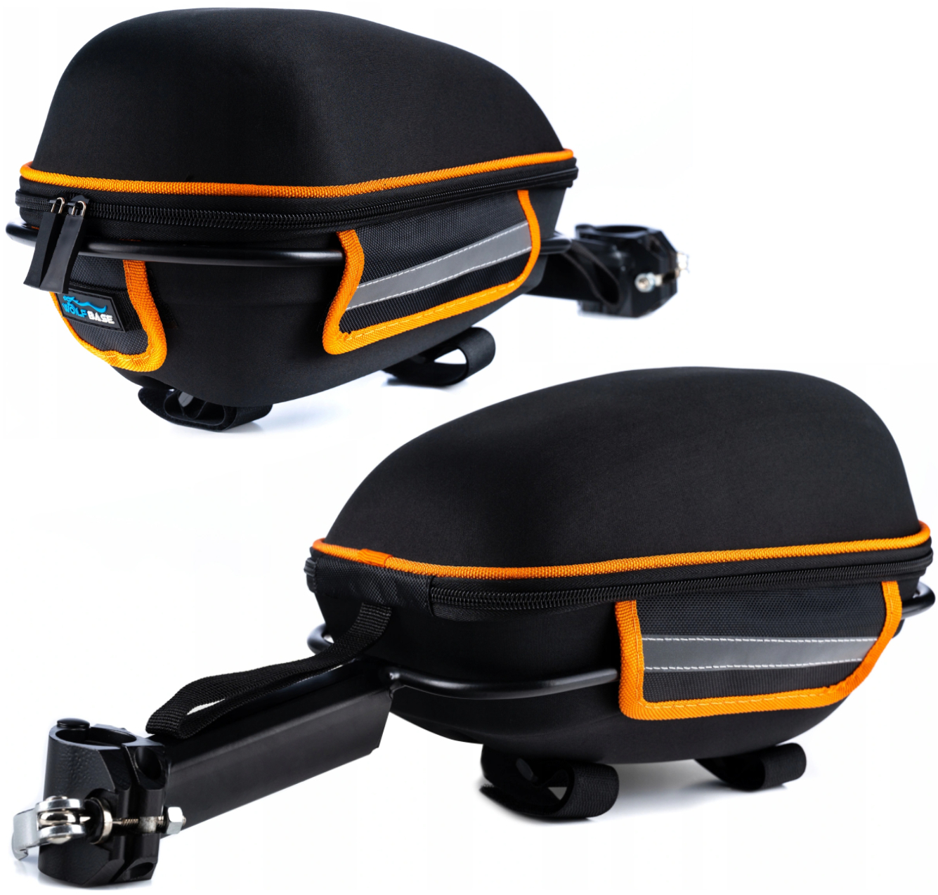 Torba Rowerowa Podsiodłowa na Stelażu Uchwycie Twardy Kufer Rowerowy 10L