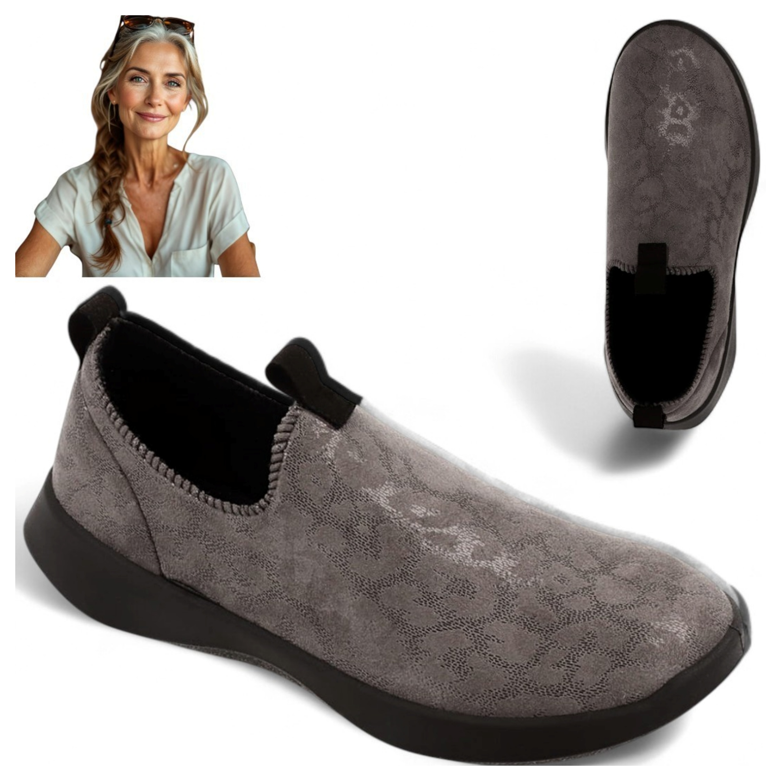 37 Dr Orto Dámská sportovní obuv na halušky, pružná, plochá, zasouvací