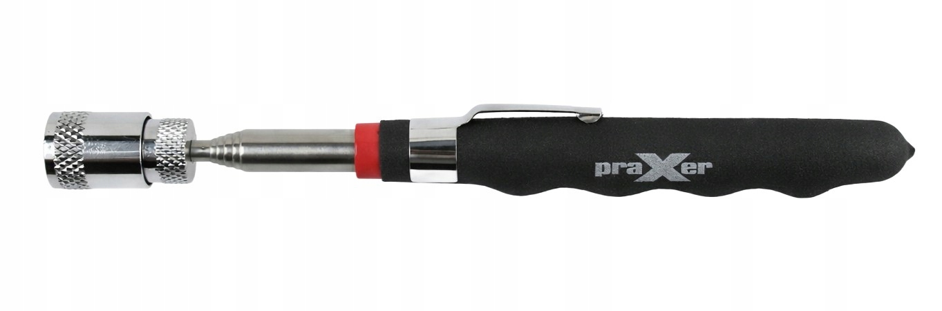 Chwytak magnetyczny teleskopowy z diodą Led 810 mm, udźwig 350 g Praxer