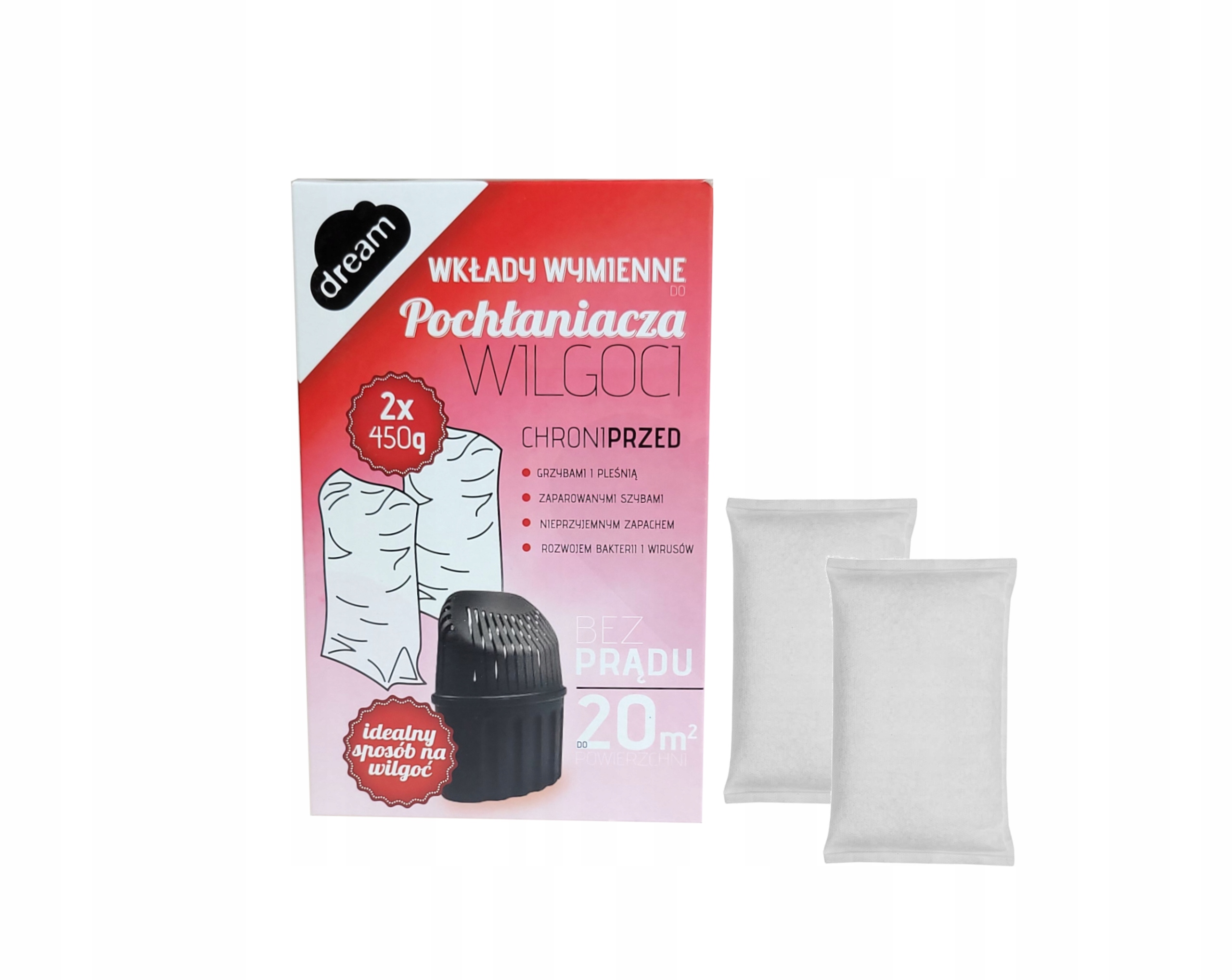 

Wkłady Wimienne Pochłaniacza Wilgoci 2SZT 450G