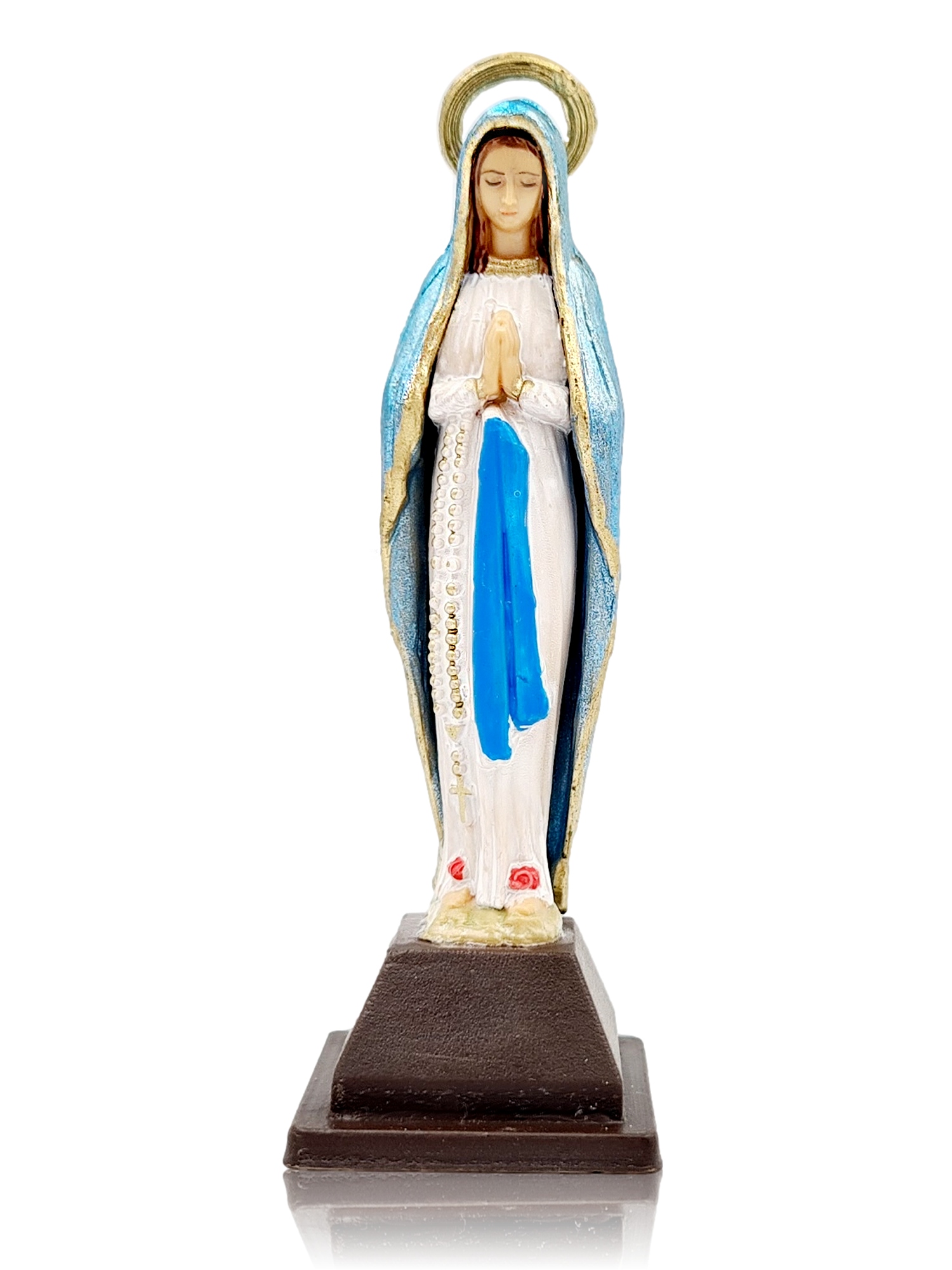 

Figurka Matka Boża Różańcowa 10,5 cm Różaniec