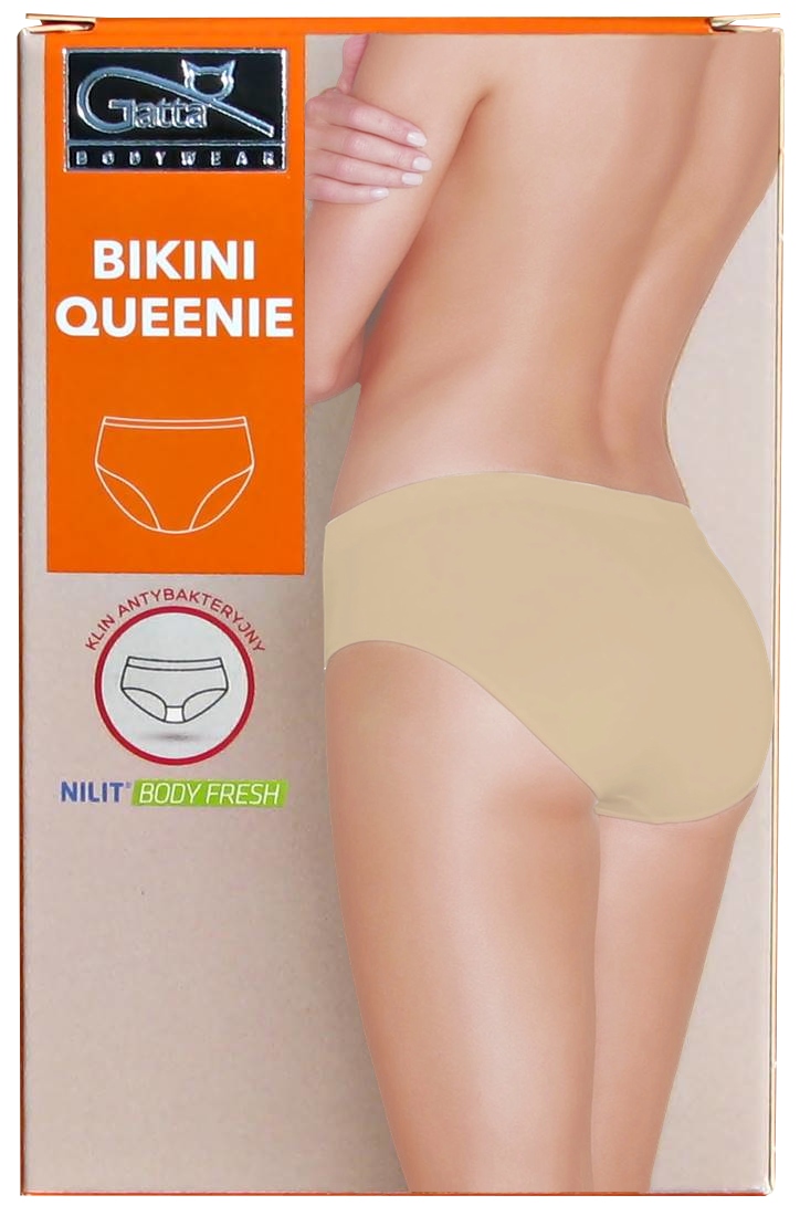 

Gatta Damskie Bezszwowe Queenie Bikini Figi r.M