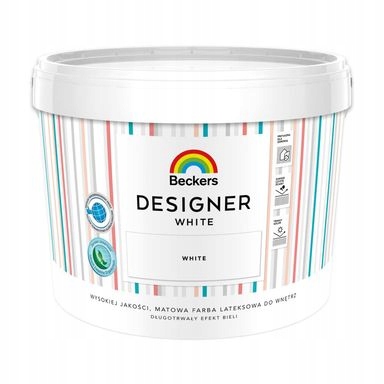 Barva Latexová Bílá Beckers Designer White 10L