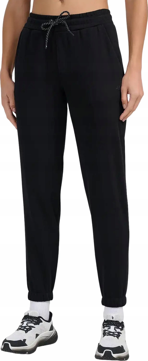 4F Trousers Spodnie Dresowe Czarne Damskie S