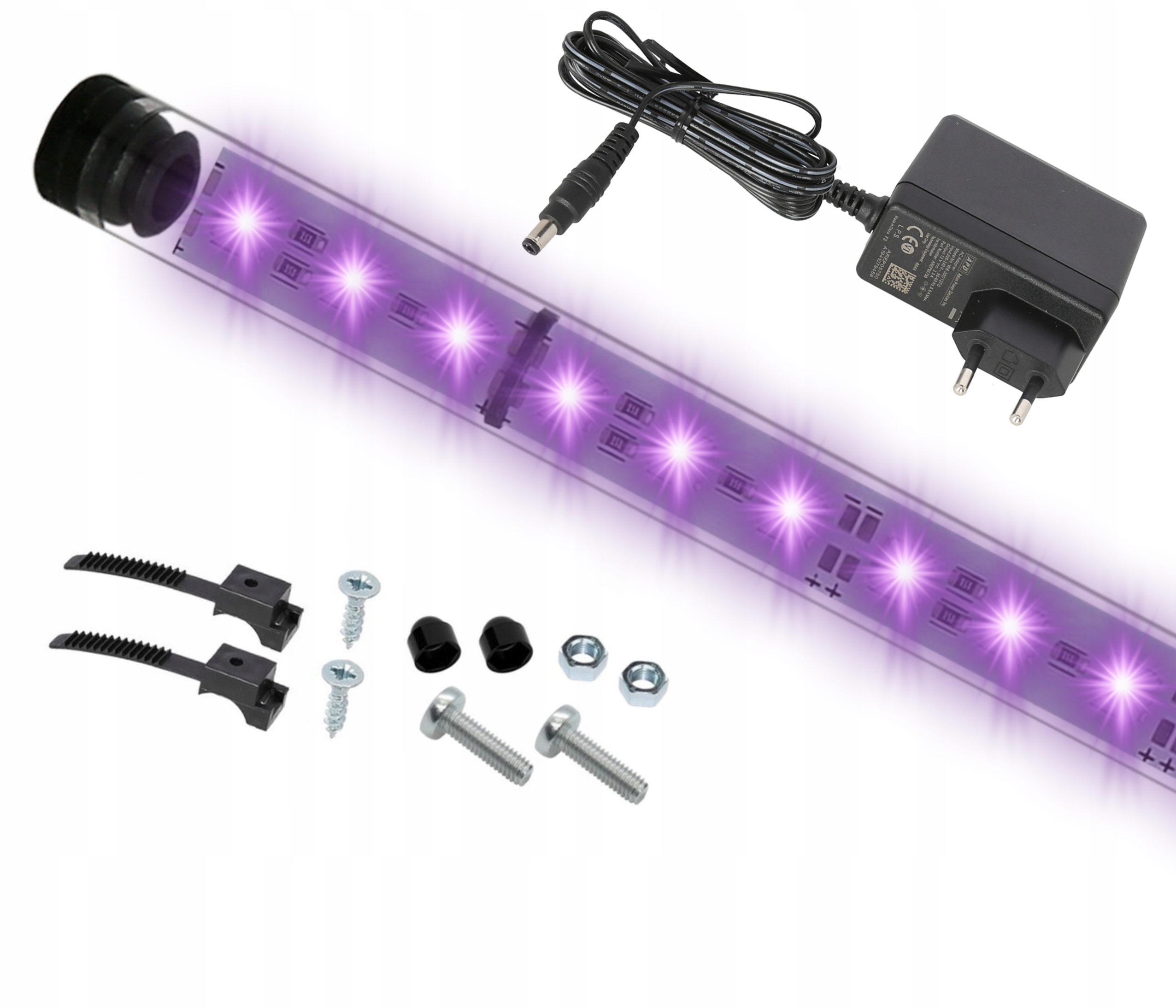 60 cm Led osvětlení do terária, zářivka, lampa Fialová Uv