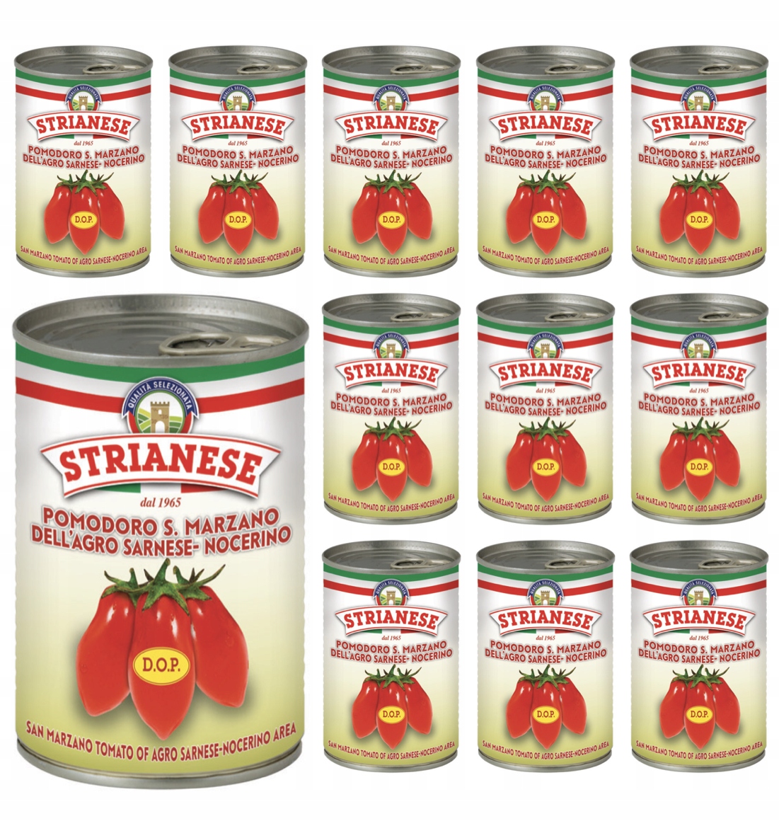 Pomidory San Marzano D.o.p. Strianese 12 X 400g