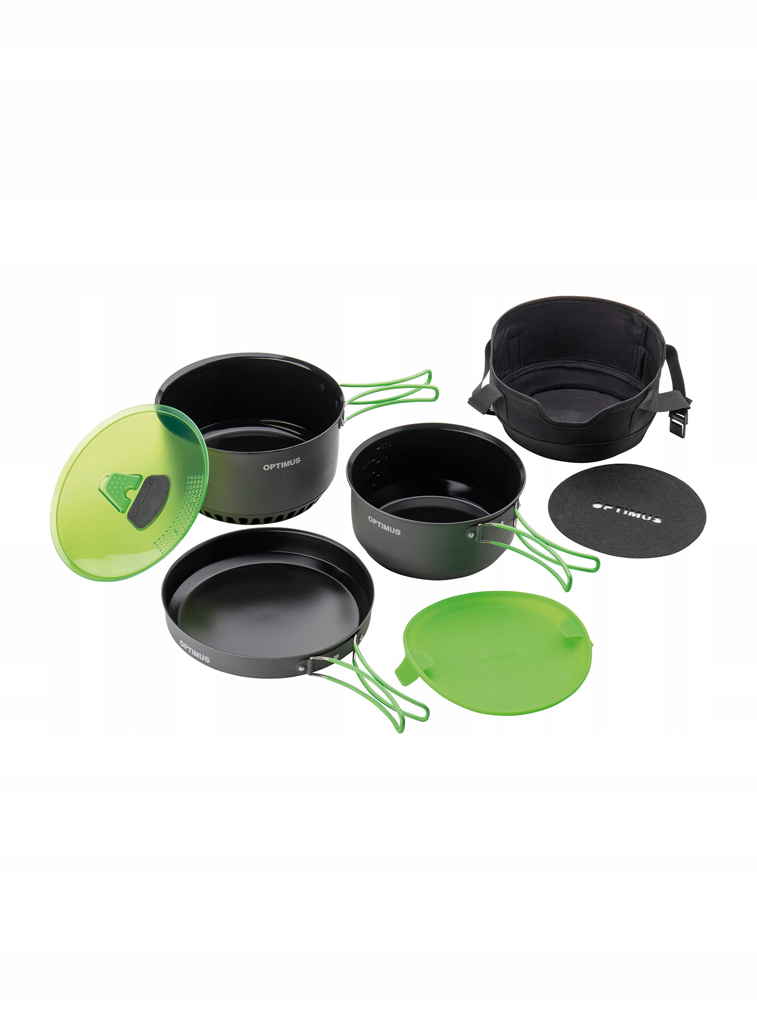 Sada Optimus Terra Camp 4 Cooking Pot Set