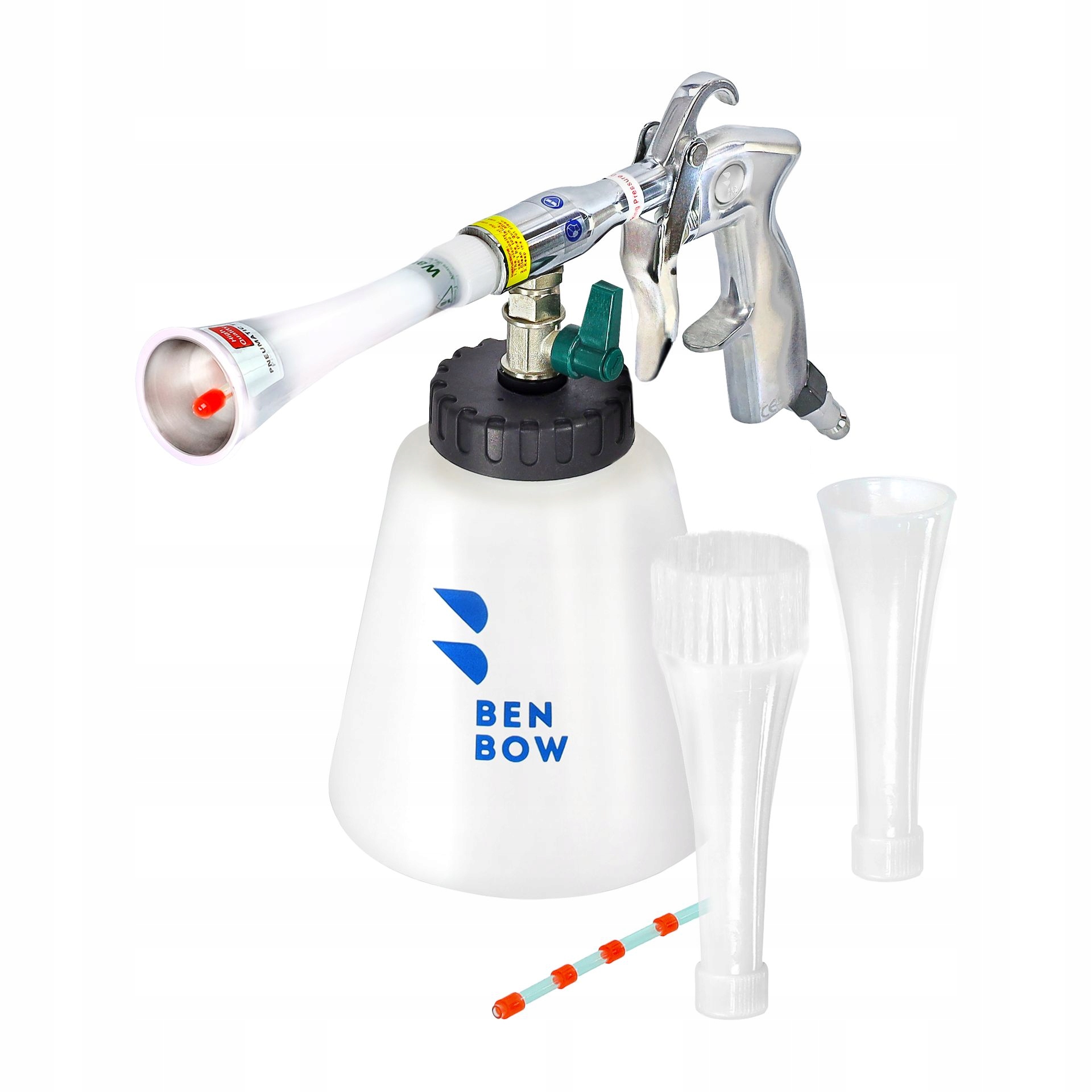 PISTOLET DO PRANIA TAPICERKI BENBOW METAL ZESTAW