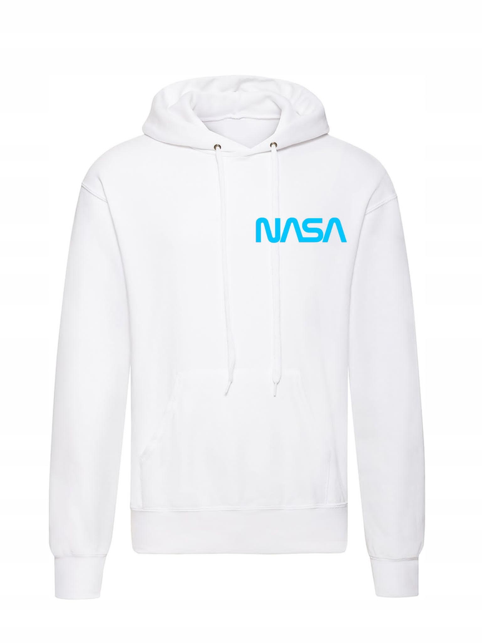 

Bluza Męska Biała Nasa Bawełniana Z Kapturem M