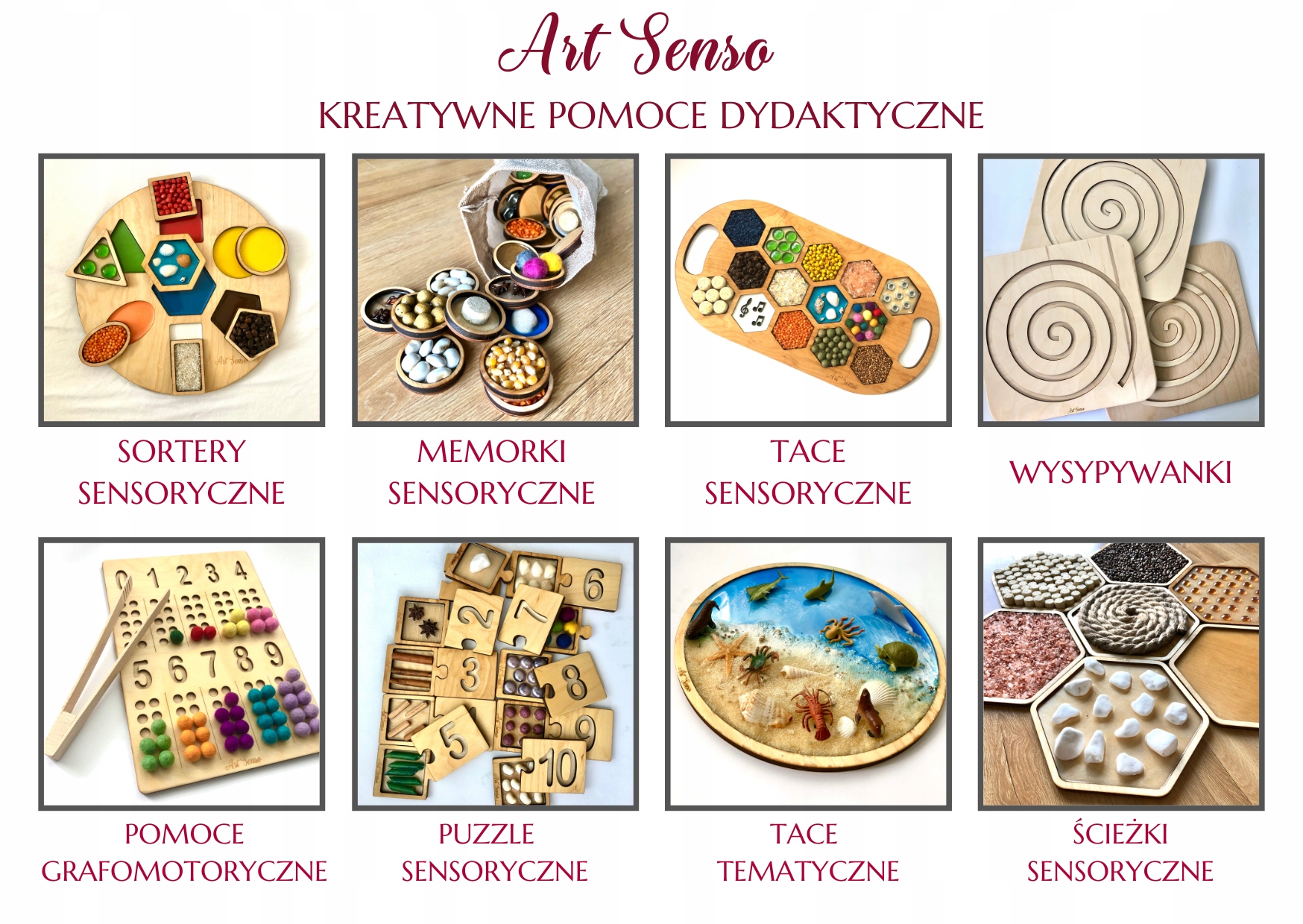 Panel multisensoryczny Montessori dotyk tablica Marka Pozostałe