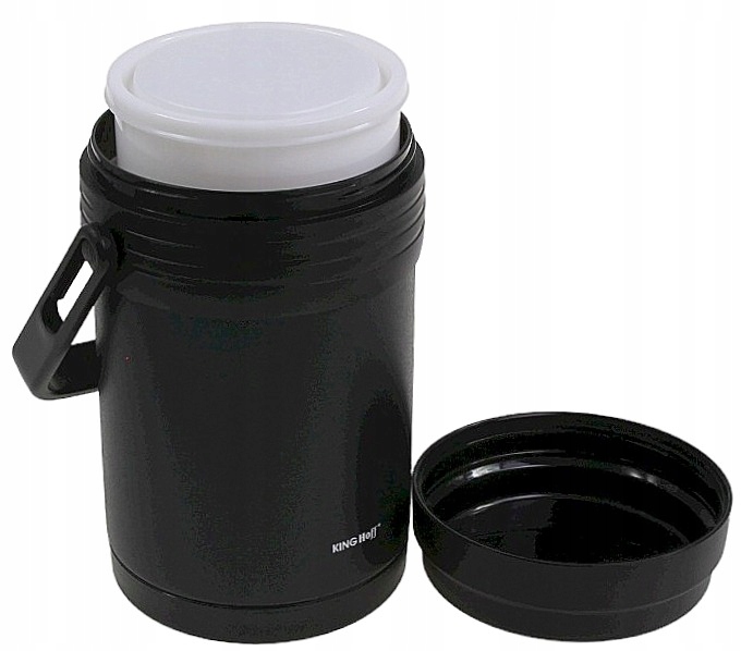 Termos obiadowy 1,5L + 3 pojemniki Nietłukący 1396 Linia Termos obiadowy